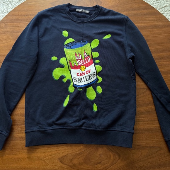 Frankie Morello mens blue sweatshirt, size Large - Picture 1 of 4